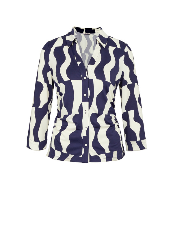 Orsay ORSAY sötét kék női galléros blúz