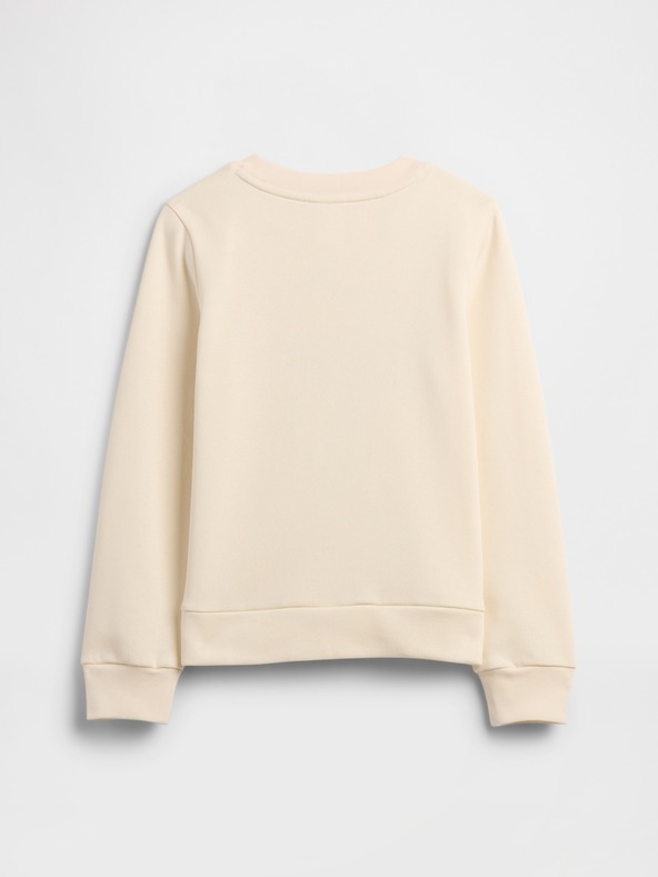 GAP Gyerek pulóver logóval és fleece béléssel GAP