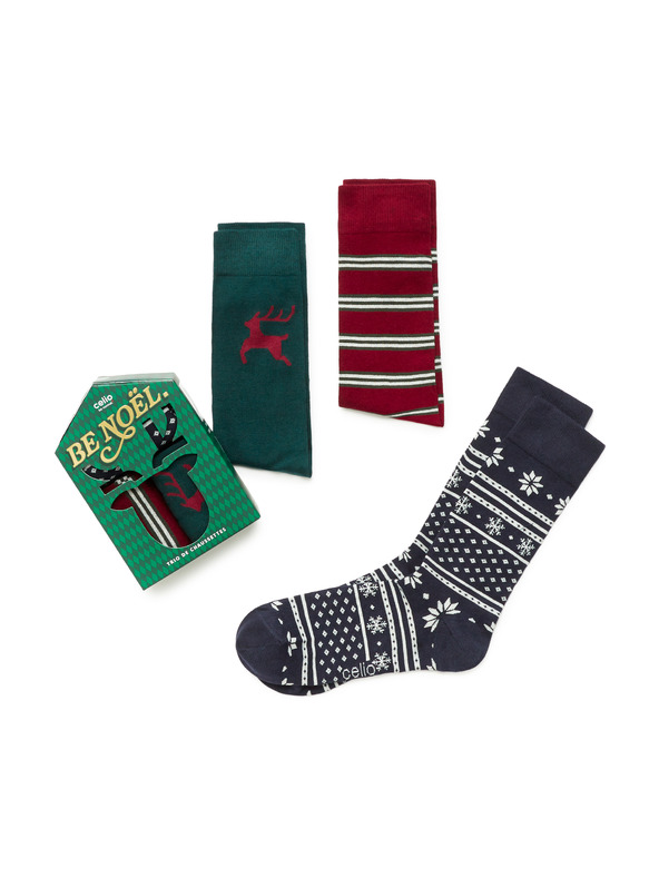 Celio Karácsonyi ajándékcsomag zokni Karácsony