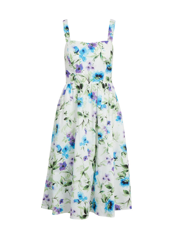 Orsay Kék-krém ORSAY virágmintás női ruha