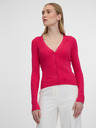 Orsay ORSAY sötét rózsaszín női kardigán