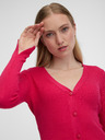 Orsay ORSAY sötét rózsaszín női kardigán