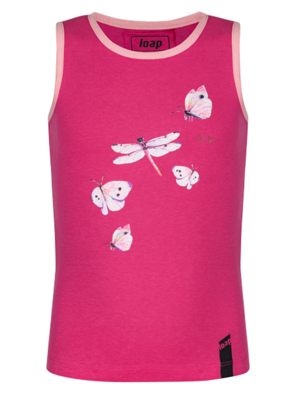 Loap Sötét rózsaszínű lányoknak való tank top LOAP BESLANA