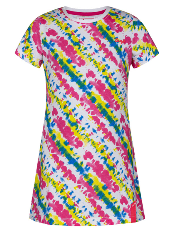 Loap Rózsaszín-fehér lány mintás ruha LOAP Bestona