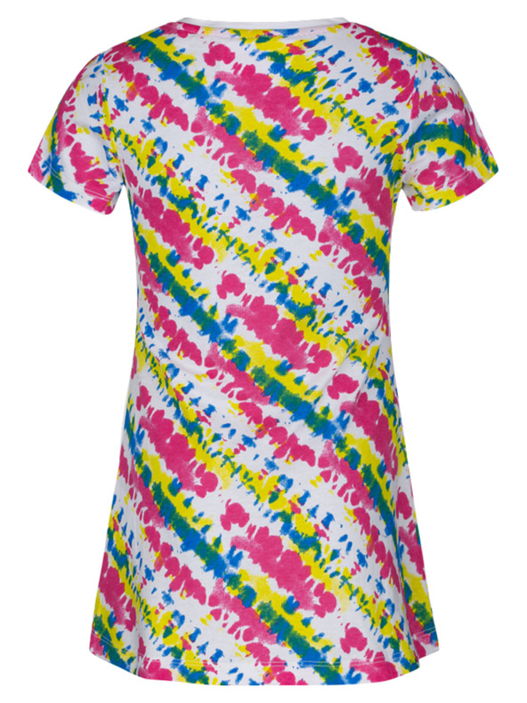 Loap Rózsaszín-fehér lány mintás ruha LOAP Bestona