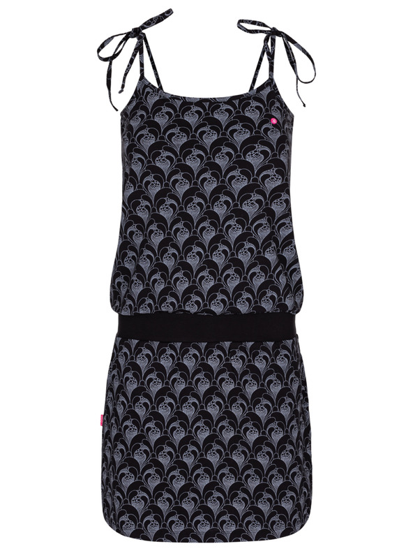 Loap Fekete női mintás ruha LOAP Bazuka