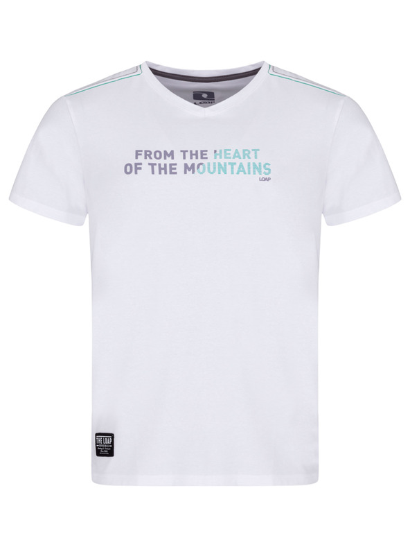 Loap Fehér férfi póló LOAP ALPRON