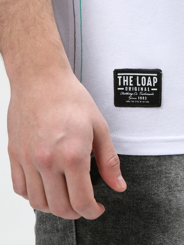 Loap Fehér férfi póló LOAP ALPRON