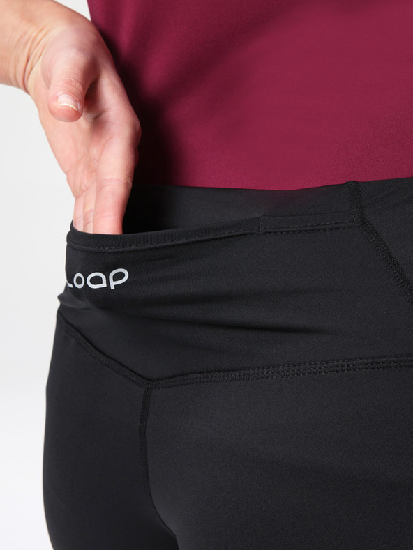 Loap Fekete női 3/4-es leggings LOAP Mebelis