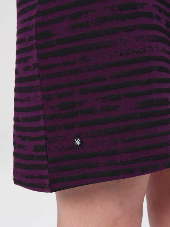 Loap Női fekete-lila LOAP Abyss ruha LOAP Abyss női ruha