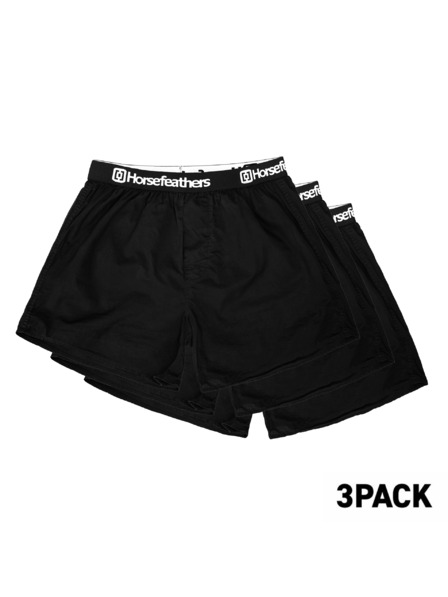 Horsefeathers Férfi boxeralsó Fekete 3P HorsefeathersHorsefeathersHorsefeathers