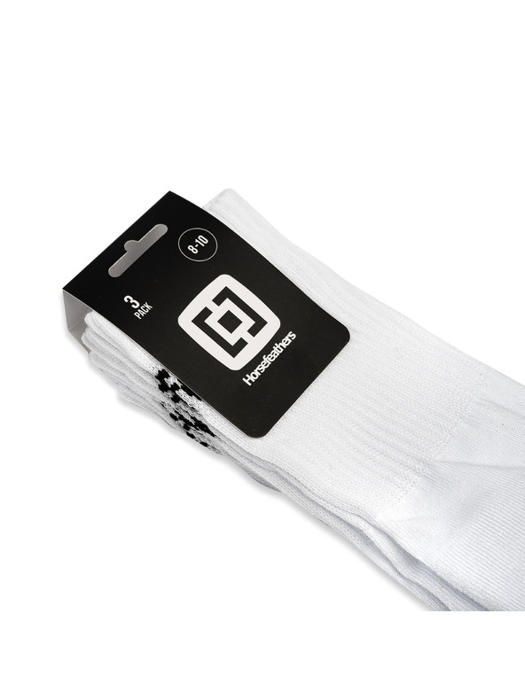 Horsefeathers Delete Premium Wmns 3Pack zokni - fehér 8 - 10 méret HORSEFEATHERS