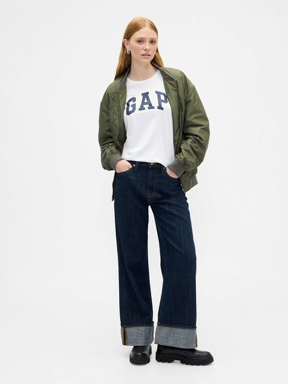 GAP GAP logó v-ss camo arch póló