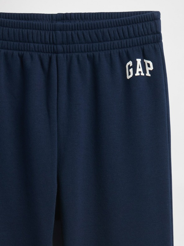 GAP Gyerek fleece sportnadrág logóval army GAP