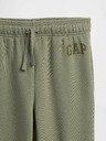 GAP Gyerek fleece sportnadrág logóval army GAP