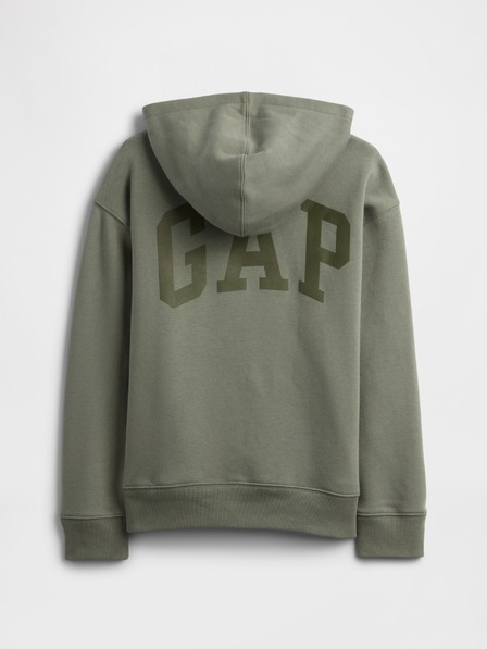 GAP Gyerek pulóver logóval és fleece béléssel GAP