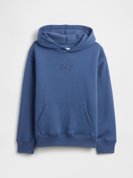 GAP Gyerek pulóver logóval és fleece béléssel GAP