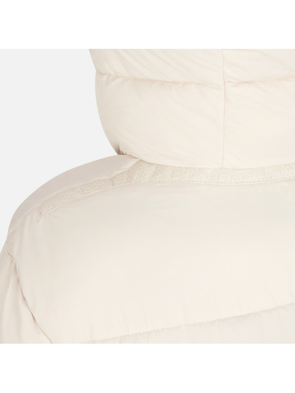 Geox Krémszínű női tollkabát Geox Spherica