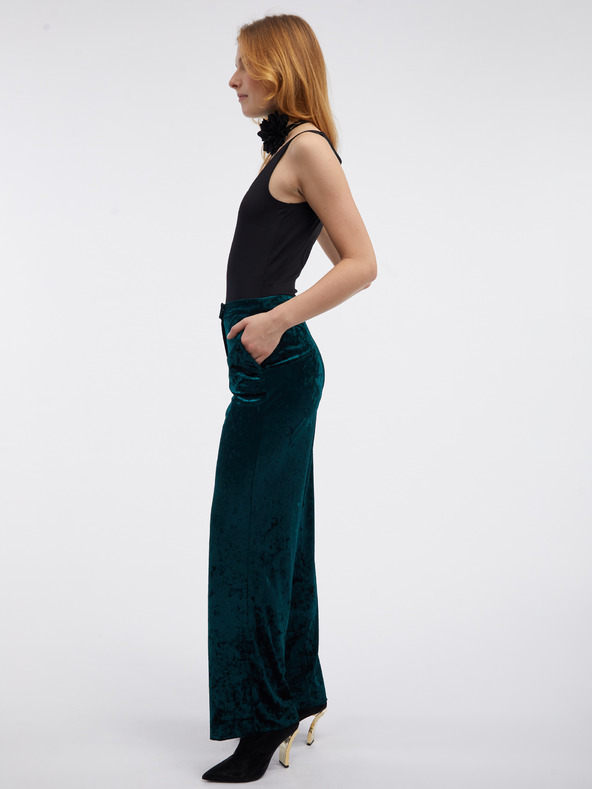 Orsay ORSAY zöld női bársonynadrág