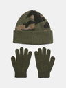 Under Armour Fiú szett Under Armour B Beanie/Glove Combo-GRN