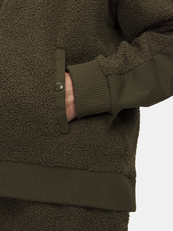 Under Armour Férfi felső Under Armour UA High Pile Fleece FZ-GRN