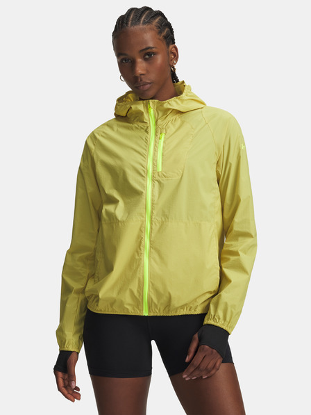 Under Armour Női dzseki Under Armour LAUNCH LIGHTWEIGHT JKT-YLW