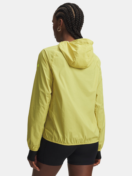Under Armour Női dzseki Under Armour LAUNCH LIGHTWEIGHT JKT-YLW