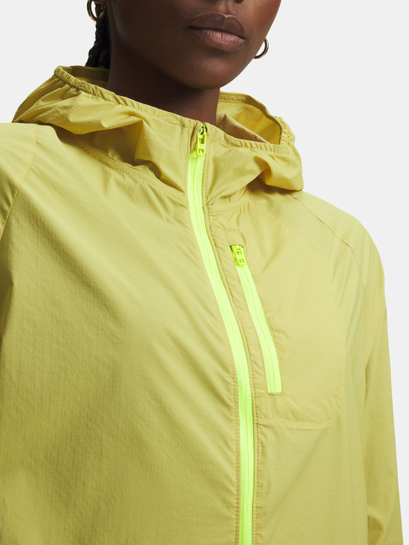 Under Armour Női dzseki Under Armour LAUNCH LIGHTWEIGHT JKT-YLW