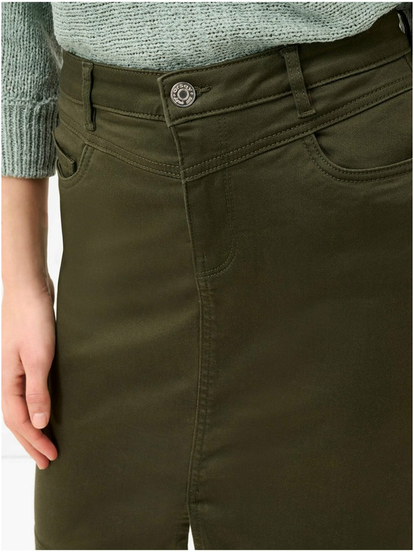 Orsay ORSAY khaki színű rövid ceruzaszoknya