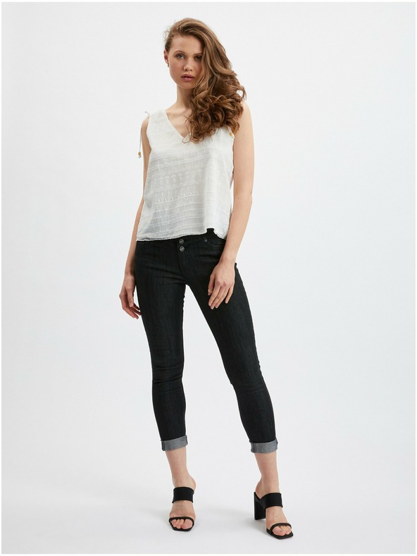 Orsay ORSAY fehér csipke női felső