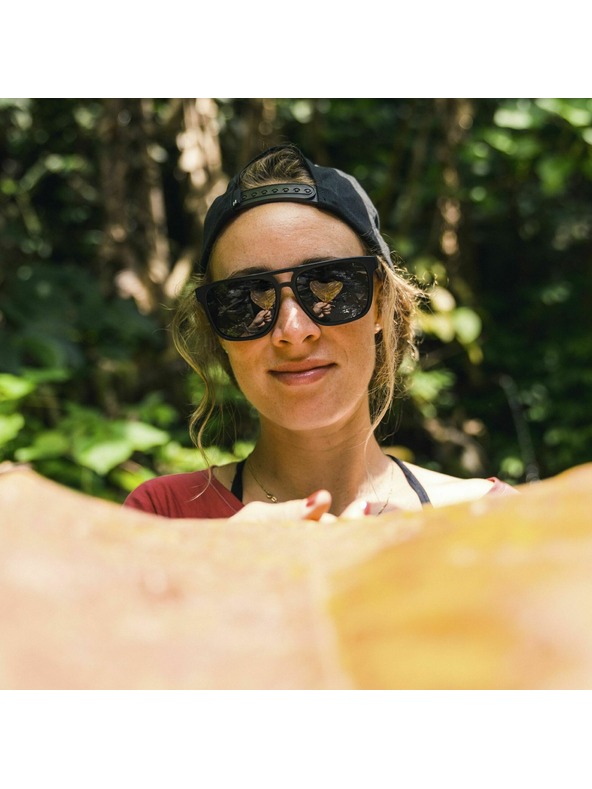 Horsefeathers Trigger napszemüveg - fényes fekete/szürke