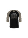 Horsefeathers Rollin Raglan póló - fekete/taupe