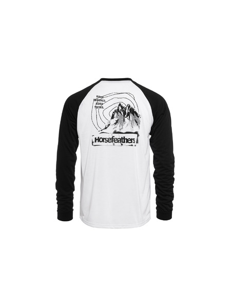 Horsefeathers Shank hosszú ujjú póló - fehér