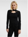 Orsay ORSAY fekete női könnyű női pulóver csipkével