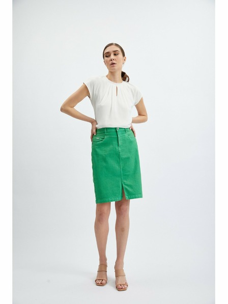 Orsay ORSAY zöld női farmerszoknya