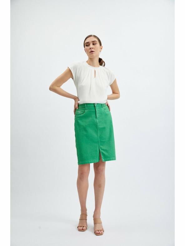 Orsay ORSAY zöld női farmerszoknya