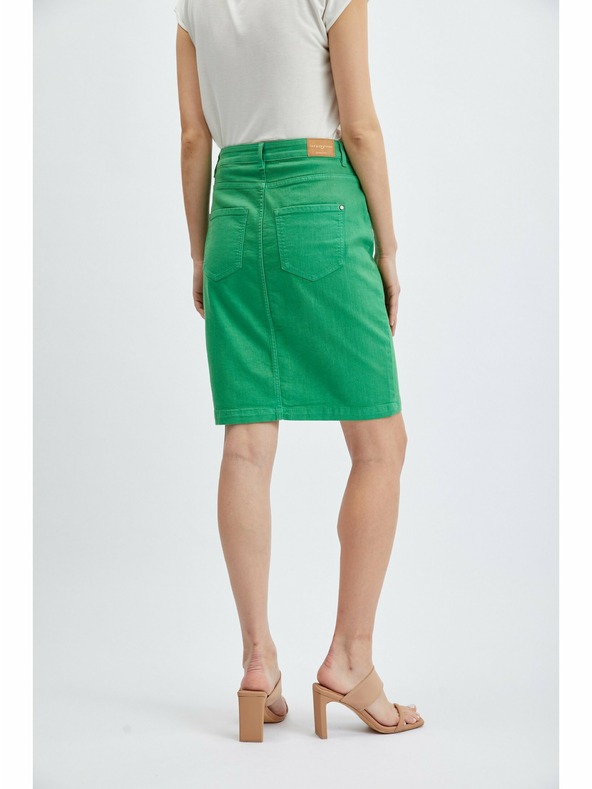 Orsay ORSAY zöld női farmerszoknya