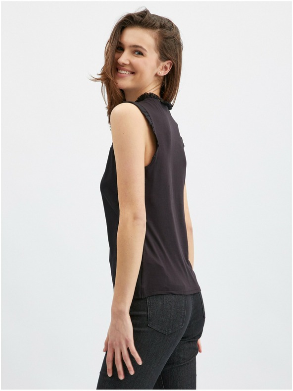 Orsay Fekete csipke részletű ORSAY női blúz