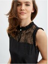 Orsay Fekete csipke részletű ORSAY női blúz