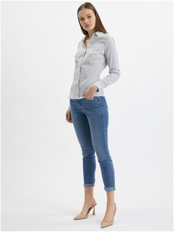 Orsay ORSAY kék-fehér csíkos női ing