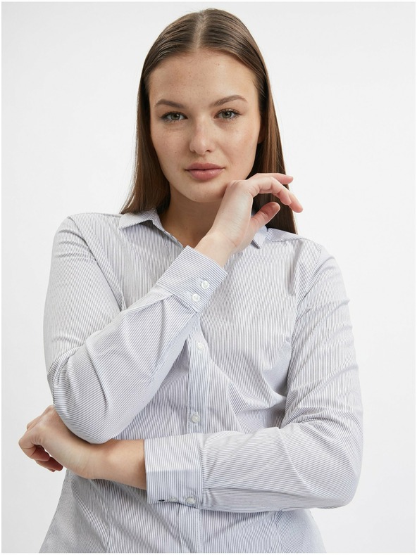 Orsay ORSAY kék-fehér csíkos női ing