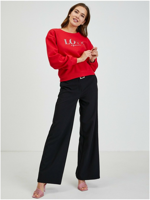 Orsay ORSAY piros lezser női kapucnis póló