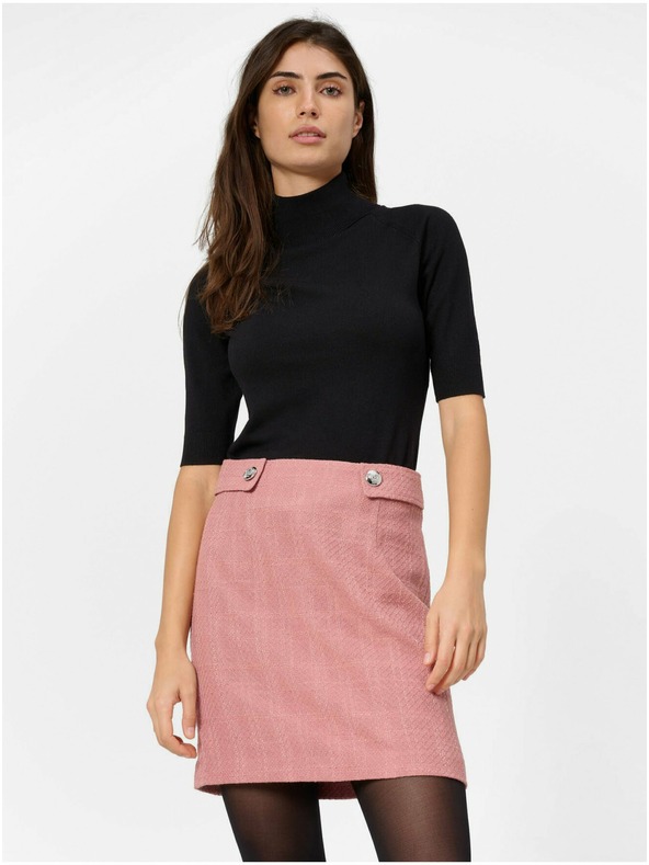 Orsay ORSAY háromnegyedes ujjú fekete garbó