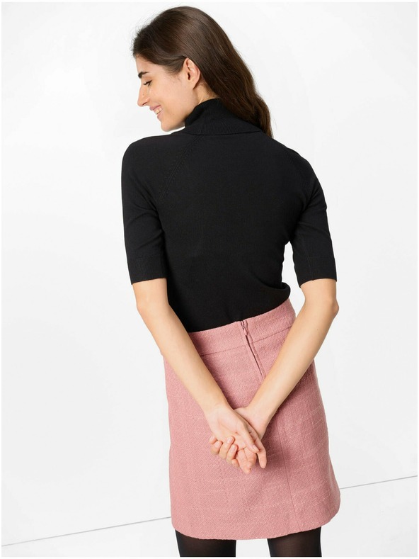 Orsay ORSAY háromnegyedes ujjú fekete garbó