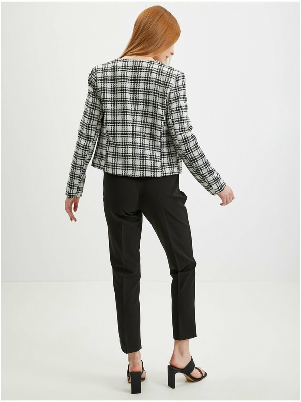 Orsay ORSAY fekete-fehér kockás női blézer