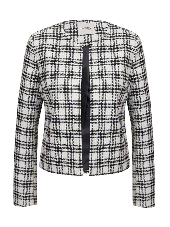 Orsay ORSAY fekete-fehér kockás női blézer