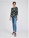 Orsay ORSAY fekete virágmintás női blúz