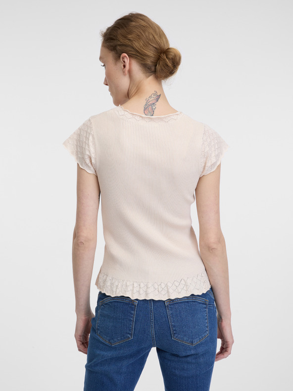 Orsay ORSAY világos rózsaszín női rövid ujjú póló