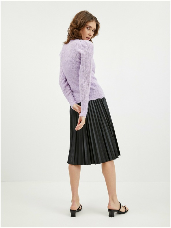 Orsay ORSAY halványlila gyapjúval kevert anyagú női pulóver