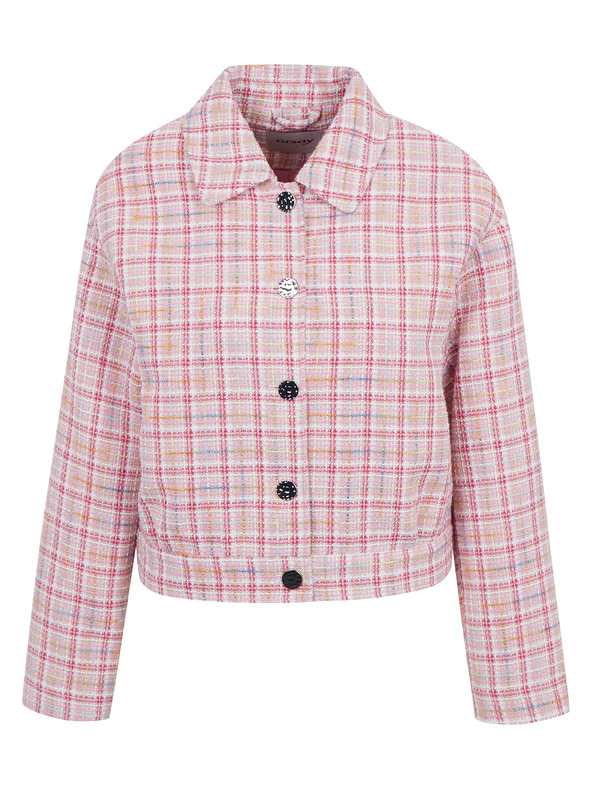 Orsay ORSAY rószaszín kockás női blézer